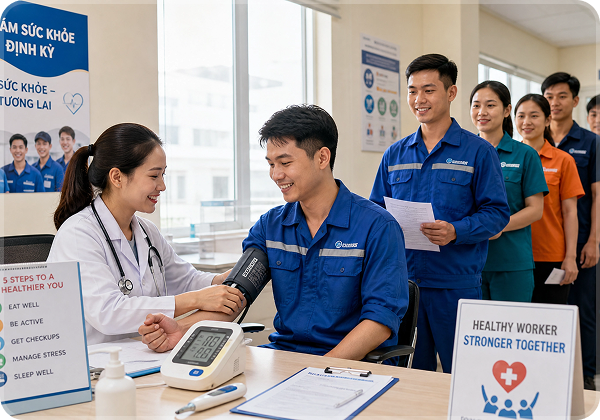 Khám sức khỏe doanh nghiệp sản xuất